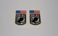 POW MIA 2XSmall with American flag 3D Decal Sticker New Design