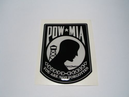 POW MIA Large  3D Decal Sticker NEW design!