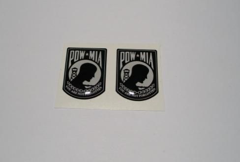 POW MIA 2XSmall  3D Decal Sticker NEW design!