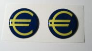 2X Euro Sign 3D Decals