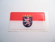 70X35mm Hesse Hessen state German flag 3D Decal