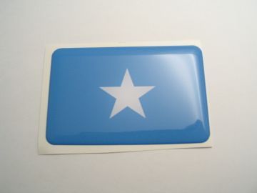 Large70X45mm SOMALIA flag 3D Decal Sticker