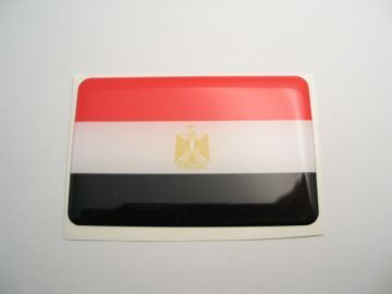 Large70X45mm EGYPT flag 3D Decal Sticker