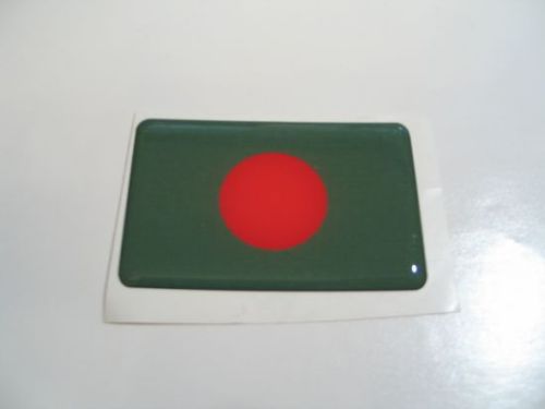 Large70X45mm BANGLADESH flag 3D Decal Sticker