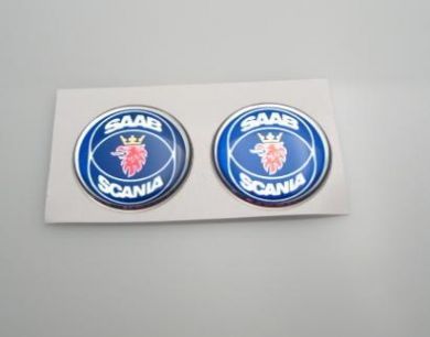 2X SAAB SCANIA 3D Decals