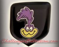 Steering Wheel 3D Decal badge –  Full Colored with Road Runner - For the 2008-2010  Dodge Challenger